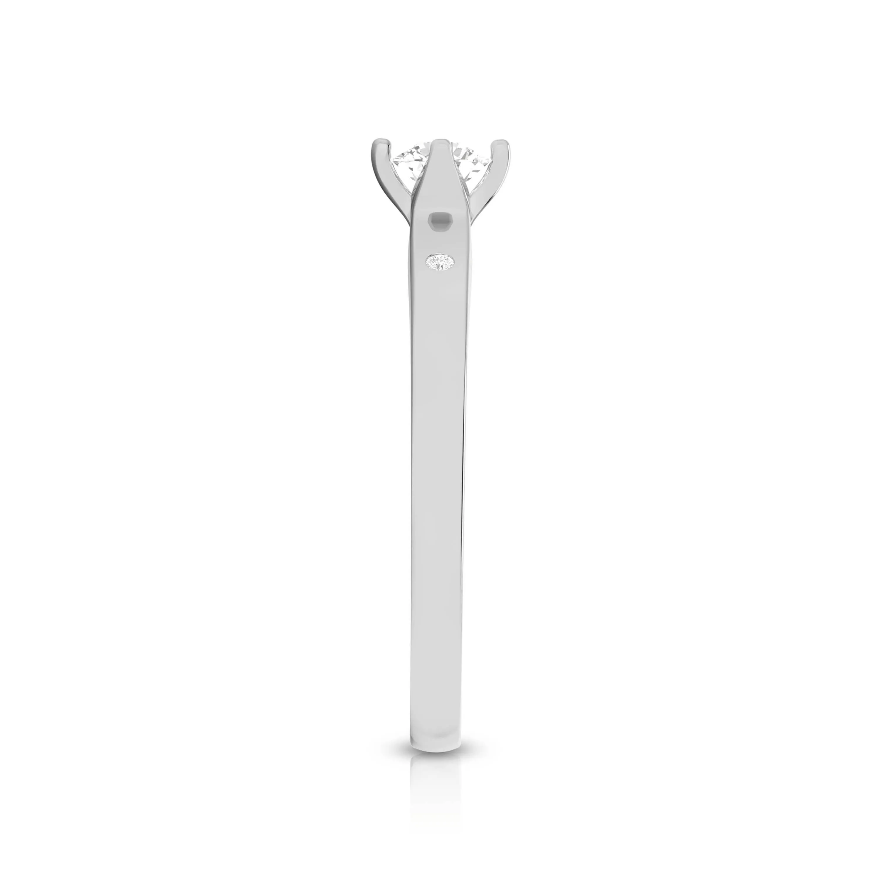 0.30cts Solitaire Diamond Platinum Engagement Ring for Women JL PT R-75