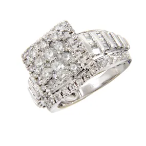 10K White Gold Tdw. 1.90ct Diamond Ring - 20724115
