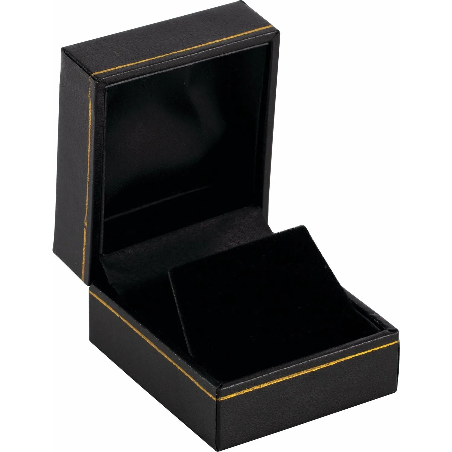 14K Yellow Gold .04 CTW Diamond Negative Space Ring