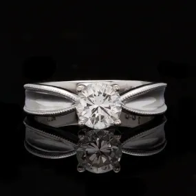 1ct Round Brilliant Diamond Solitaire Ring