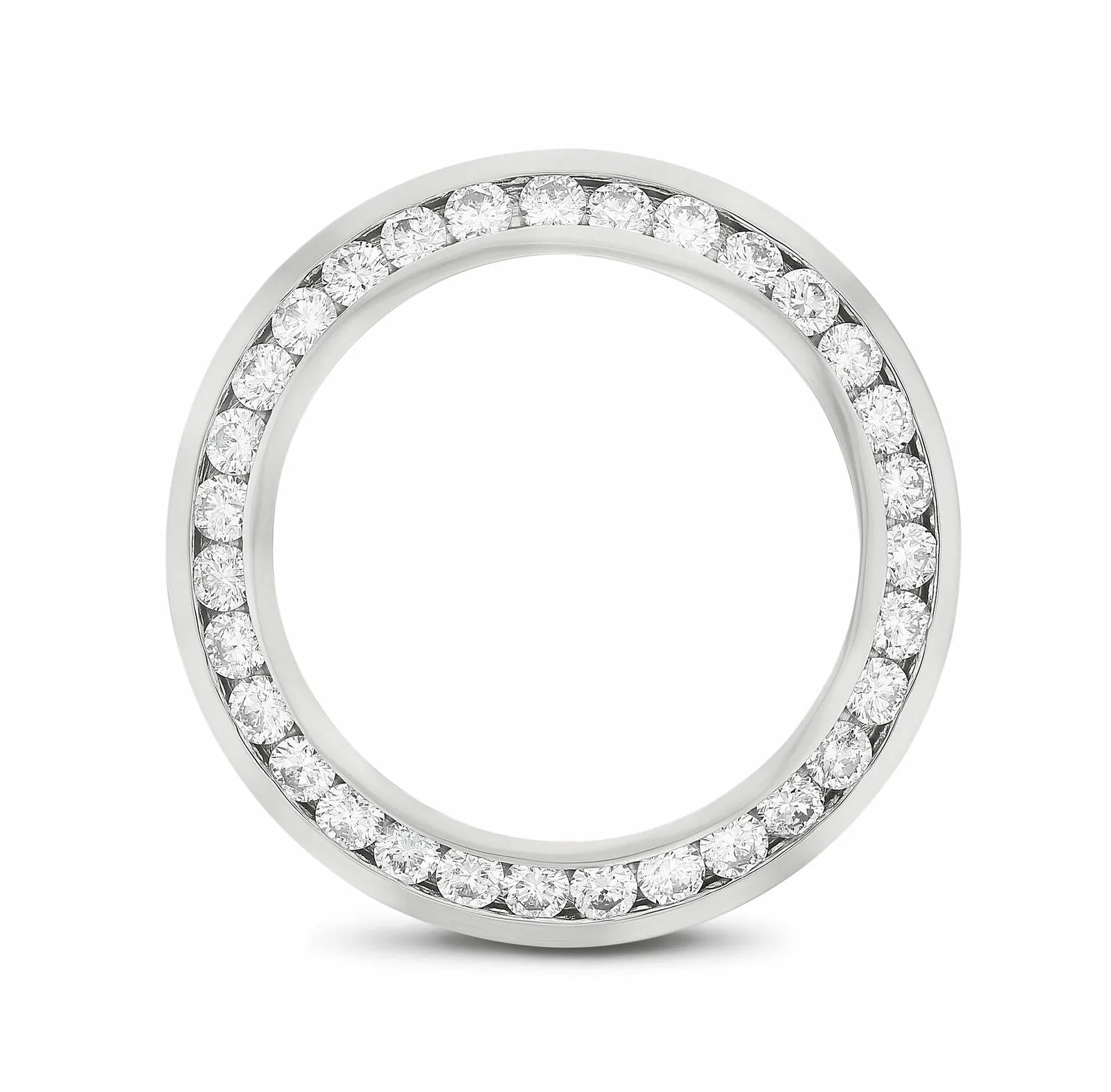2CT CHANNEL SET 18KW DIAMOND BEZEL FOR 26MM ROLEX DATE, DATEJUST SUPERIOR