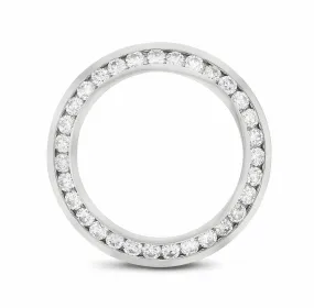 2CT CHANNEL SET 18KW DIAMOND BEZEL FOR 26MM ROLEX DATE, DATEJUST SUPERIOR