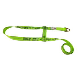 2" x 10' Diamond Weave Basket Wheel Lift Strap w/ D-Ring-BEST