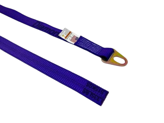 2" x 10' Diamond Weave Basket Wheel Lift Strap w/ D-Ring-BEST