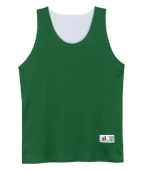 4129 Badger Reversible Tank Kelly Green/ White