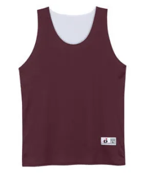 4129 Badger Reversible Tank Maroon/ White