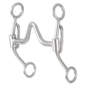5.5 In Equibrand Stainless Steel Snaffle Bits Silver Color