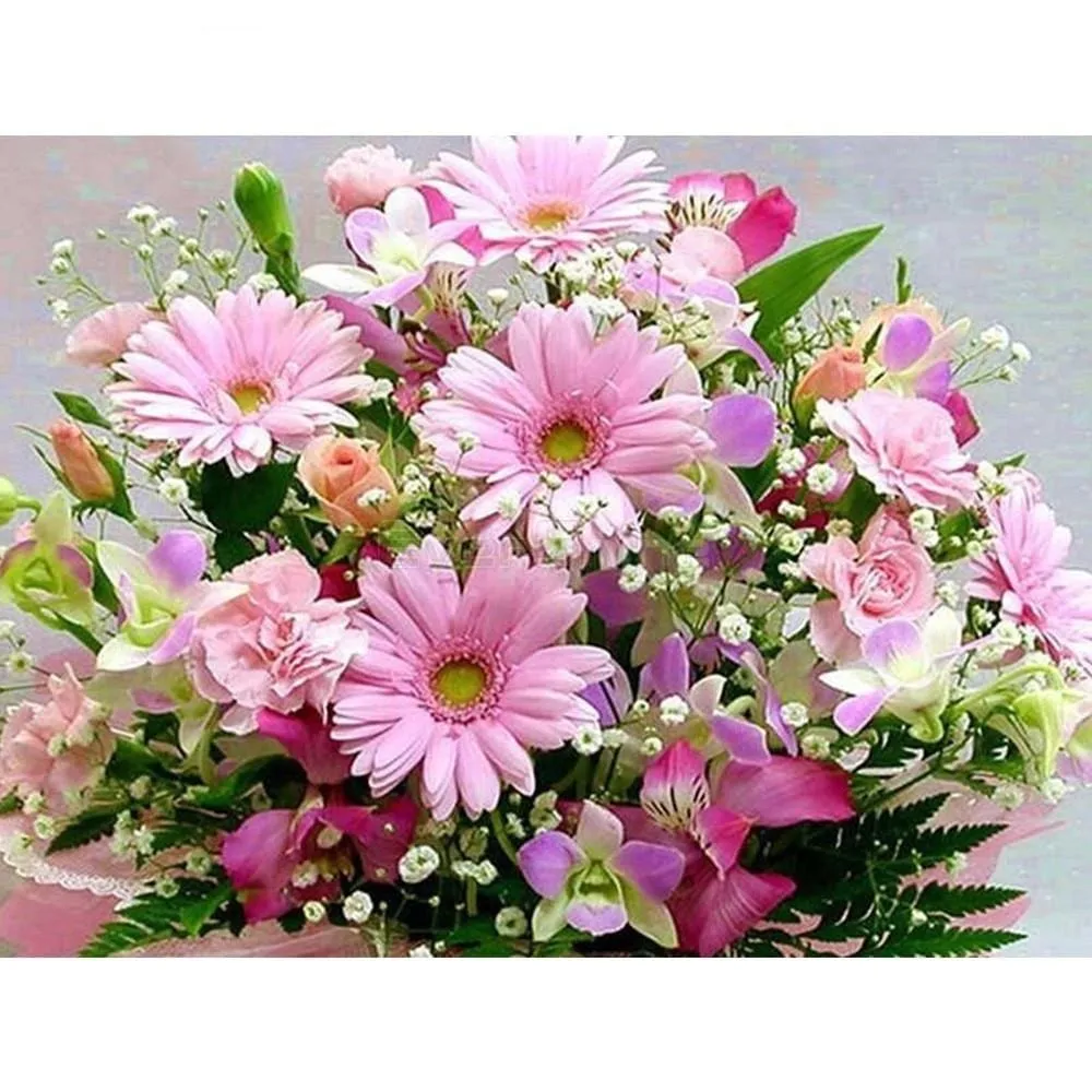 5D Diamond Painting Flower Arrangement