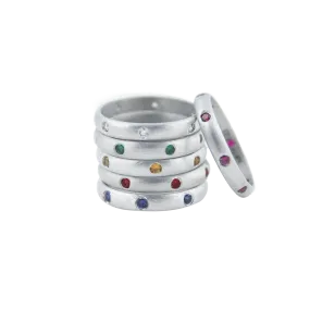 7 GEMSTONE RINGS - CUSTOM