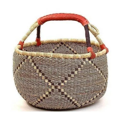 African Basket | Bolga Ghana Basket - Diamond