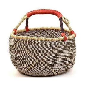 African Basket | Bolga Ghana Basket - Diamond