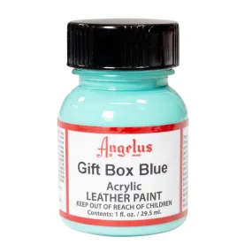 Angelus Acrylic Leather Paint - 1 oz. Bottle - Gift Box Blue