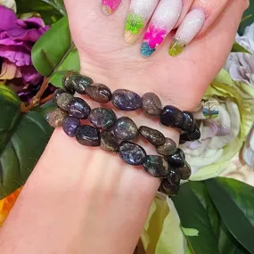 Australian Opal Galaxy Matrix Bracelet for Emotional Support, Joy and Self Worth