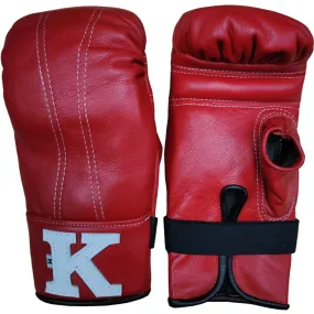 Bag Gloves K Brand K-KBG Red Open Thumb  Muay Thai