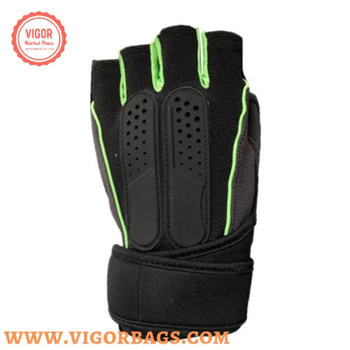 Black Fitness Gym Weight Lifting Gloves For men driving bike - MOQ 10 Pcs