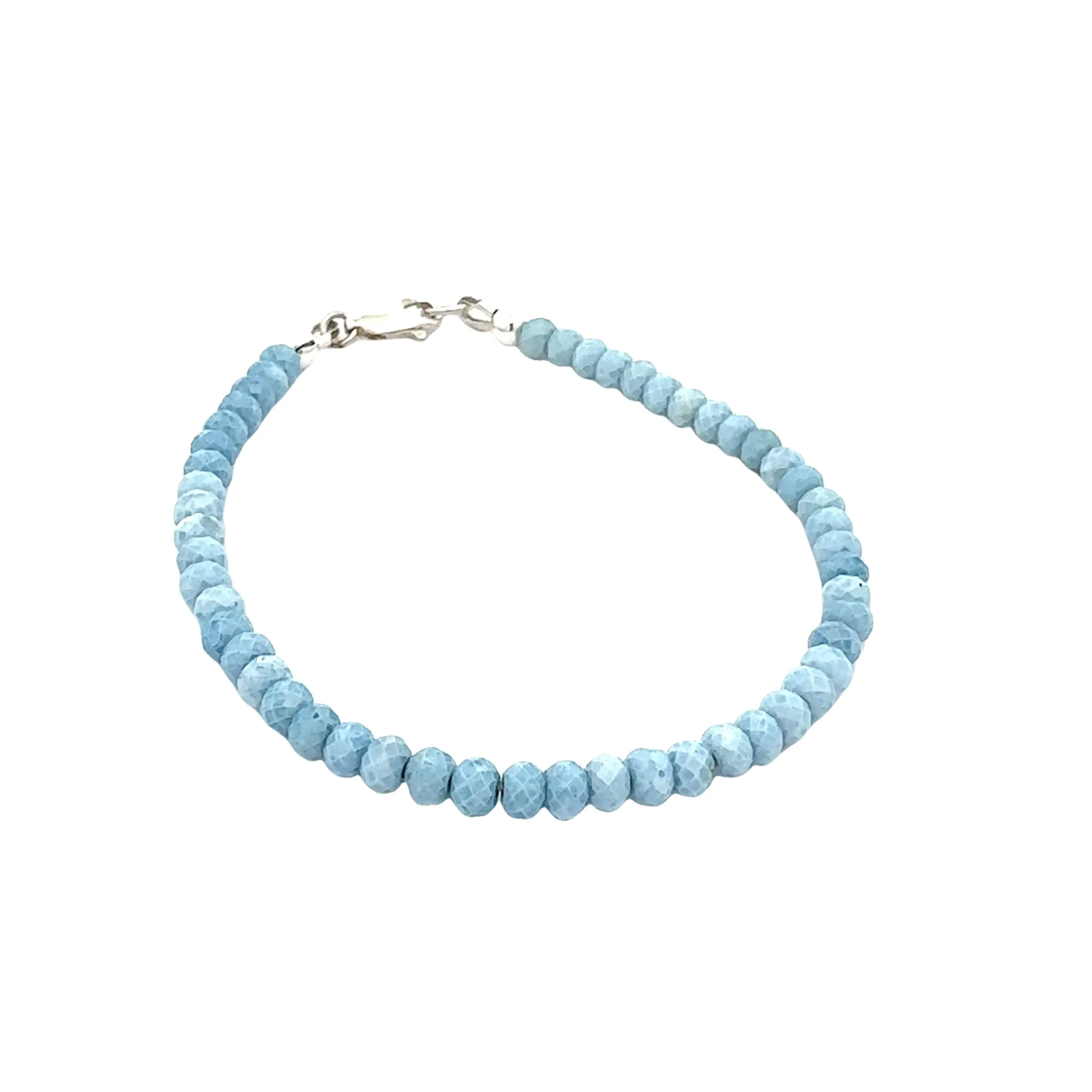 Blue Opal gemstone bracelet, gemstone bracelet, jewelry