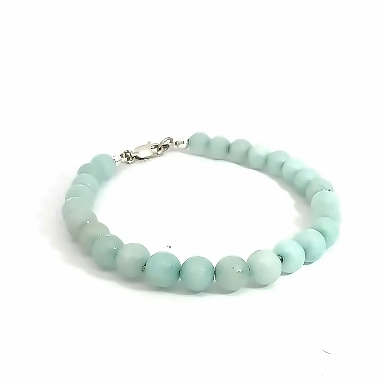 Blue Opal gemstone bracelet, gemstone bracelet, jewelry
