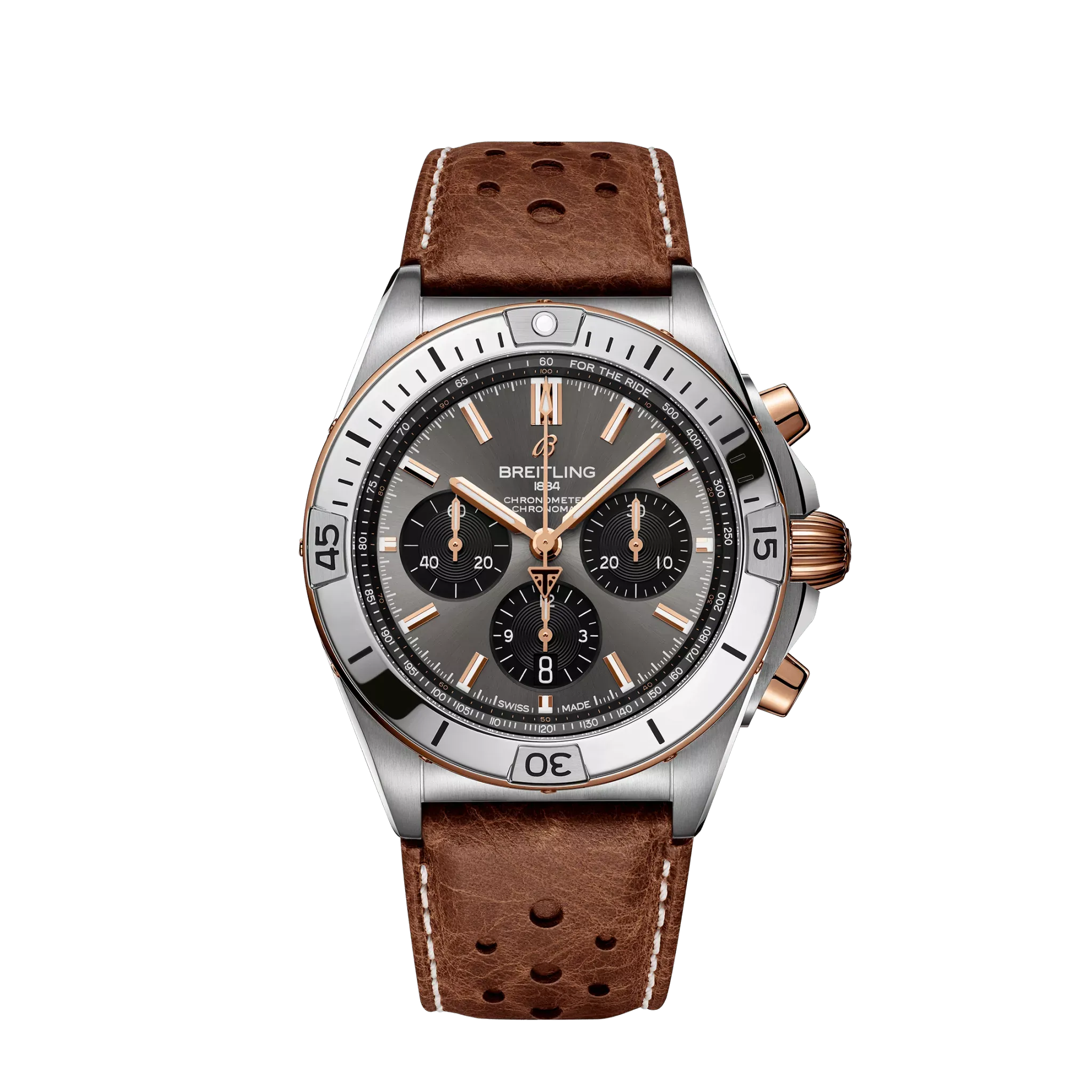 Breitling Chronomat Chronograph  Titanium & 18k Red Gold Men's Watch