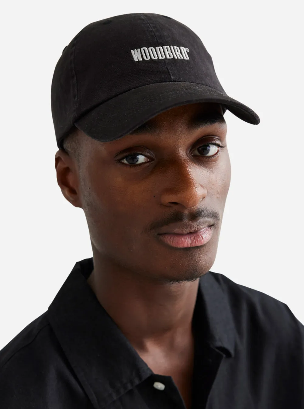 Core Twill Cap - Black White