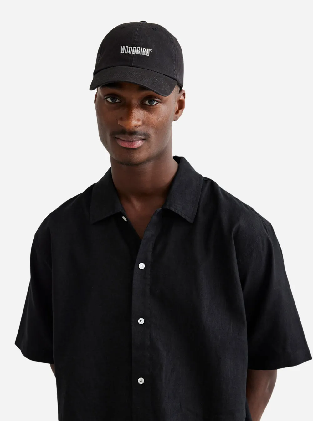 Core Twill Cap - Black White