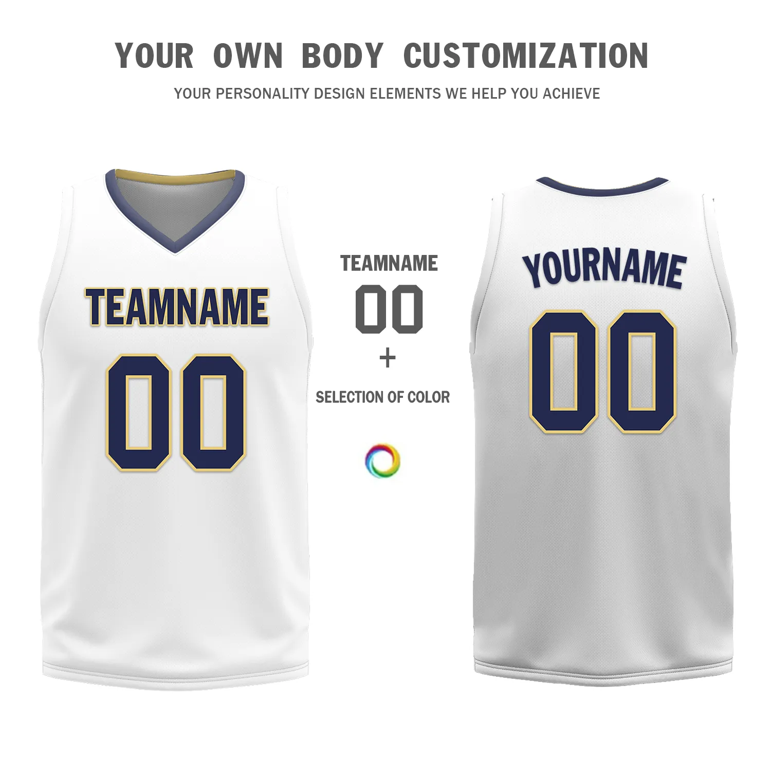 Corporate Gifts,Custom Blue White Classic Style Reversible Basketball Uniform Personalized BBJR-D017050