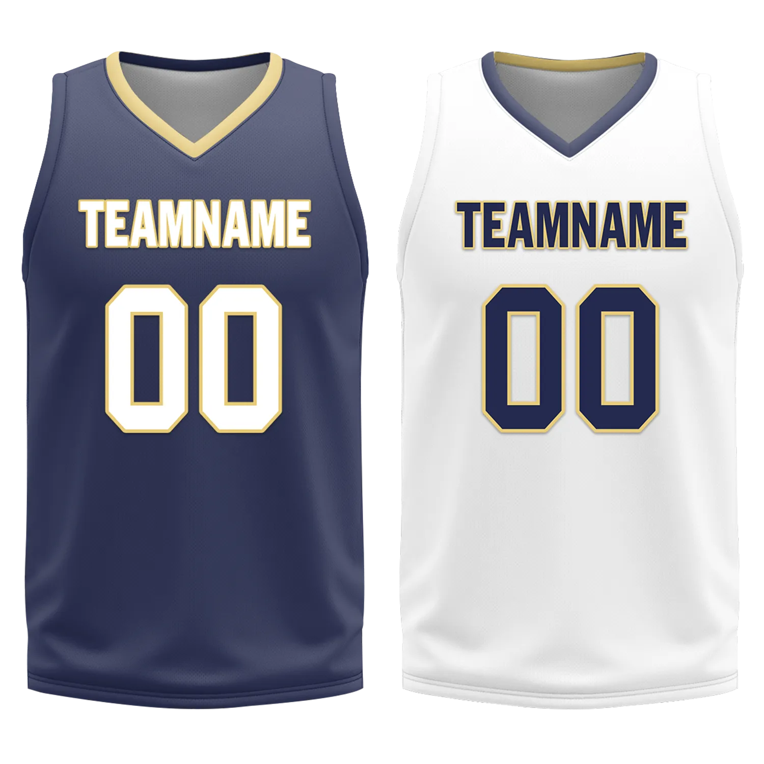 Corporate Gifts,Custom Blue White Classic Style Reversible Basketball Uniform Personalized BBJR-D017050