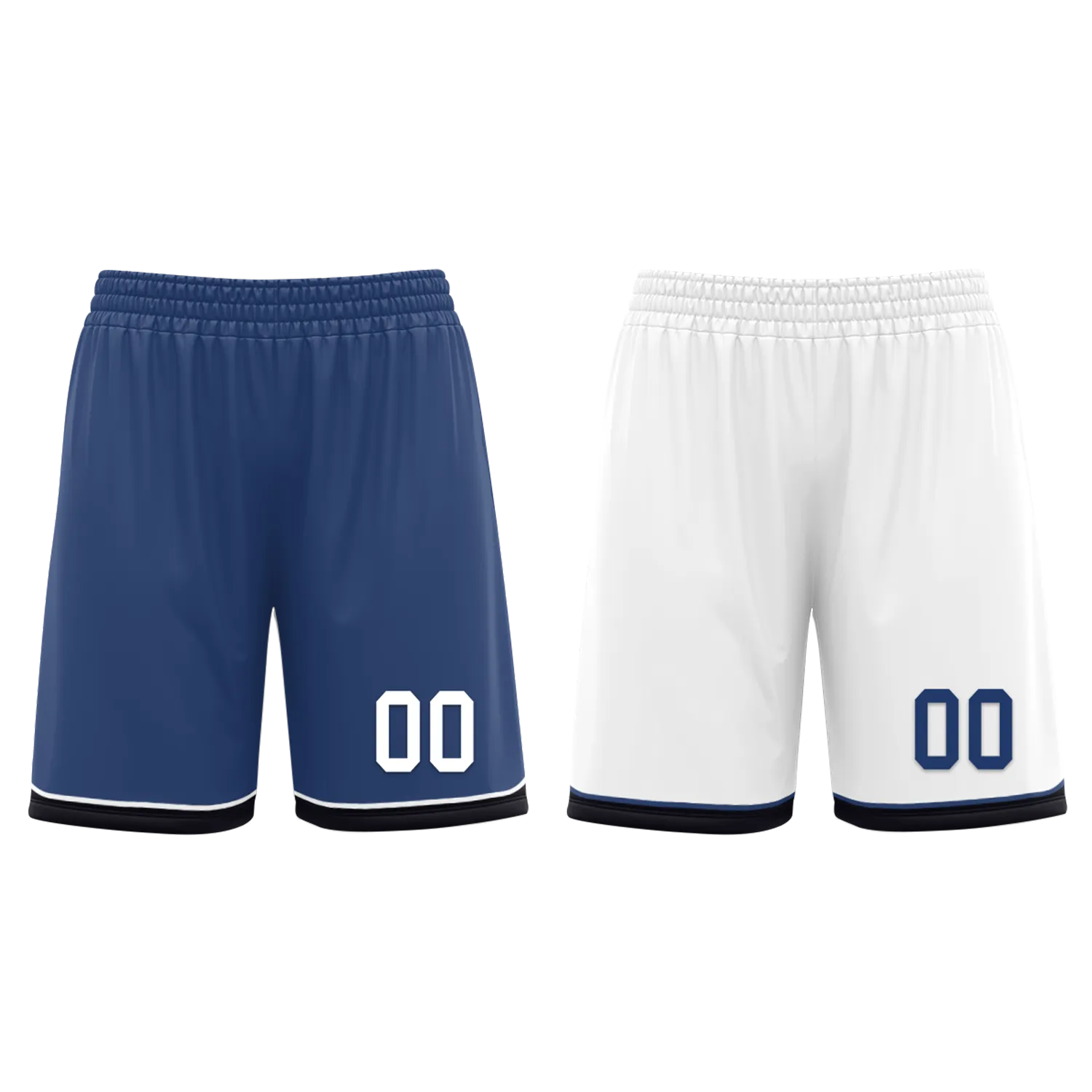 Corporate Gifts,Custom Blue White Classic Style Reversible Basketball Uniform Personalized BBJR-D017053