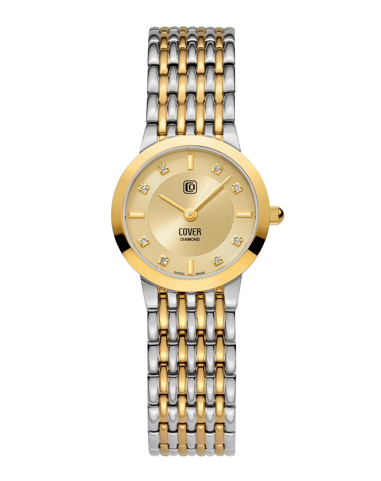 COVER Langham Diamond Mini Gold, Bicolor Watch