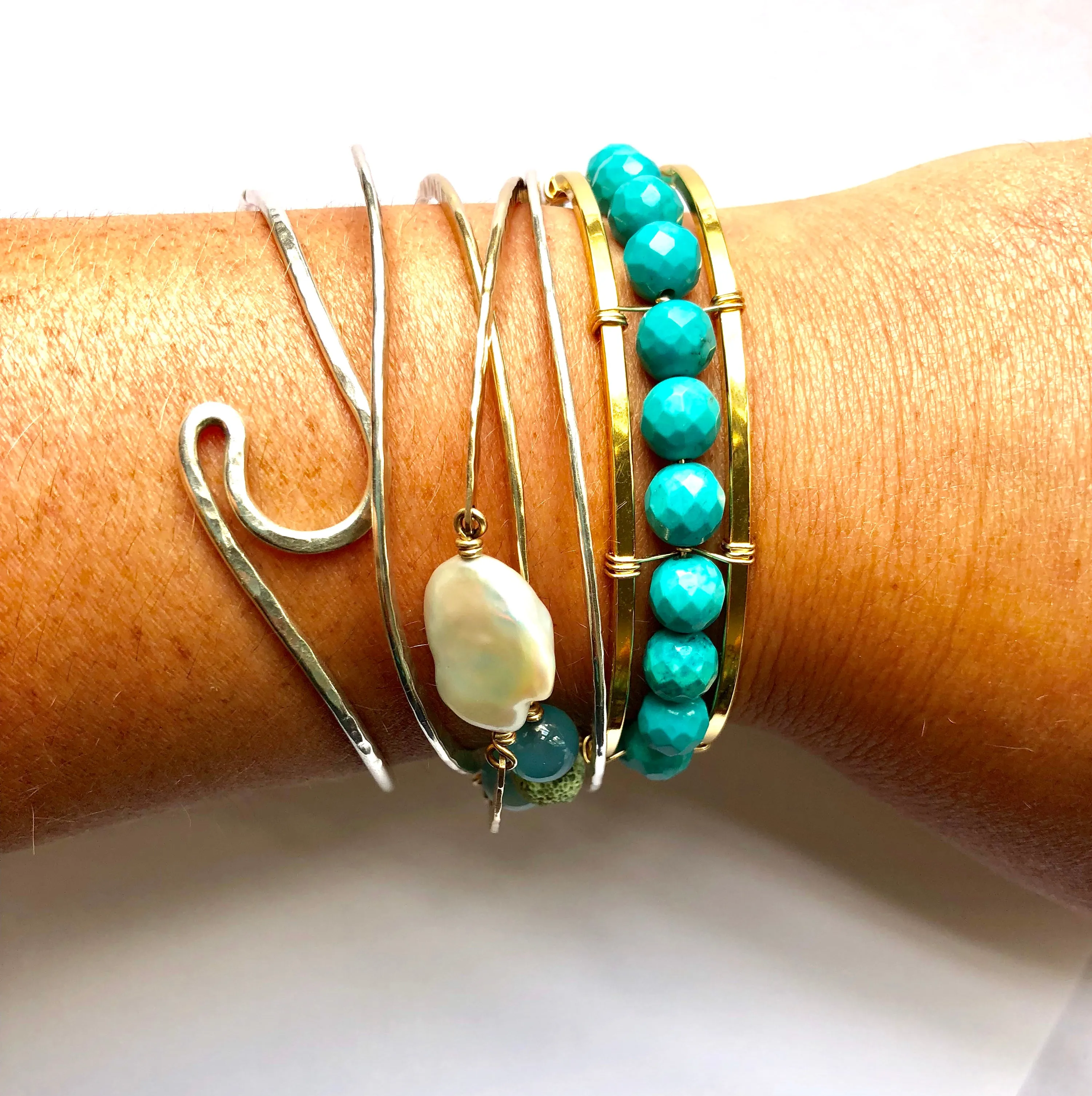 cuffs . beaded cuff bracelets