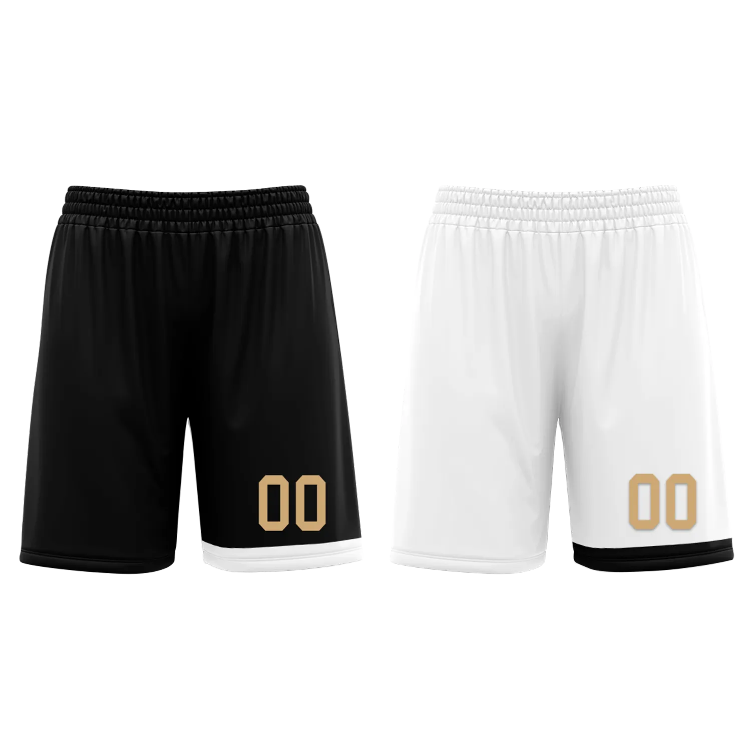 Custom Black White Classic Style Reversible Basketball Uniform Personalized BBJR-D017044