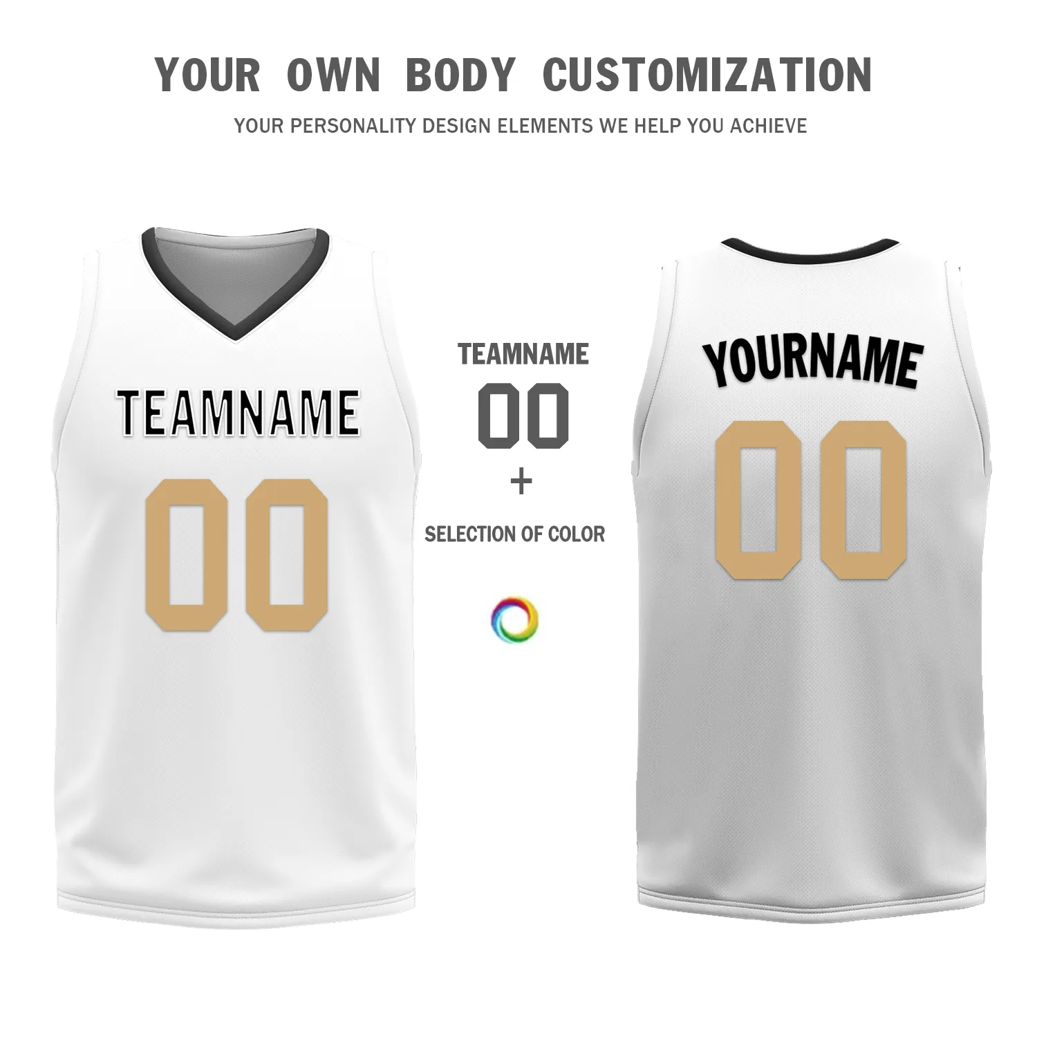 Custom Black White Classic Style Reversible Basketball Uniform Personalized BBJR-D017044