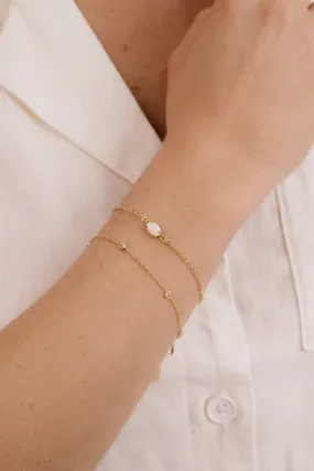 Dainty Bracelet Set with Extender