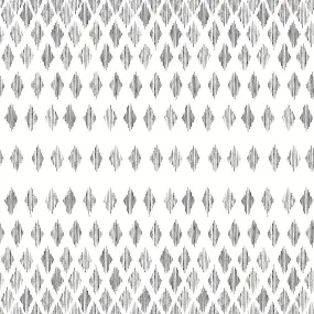 Diamond Ombre Wallpaper Sample // Black & White