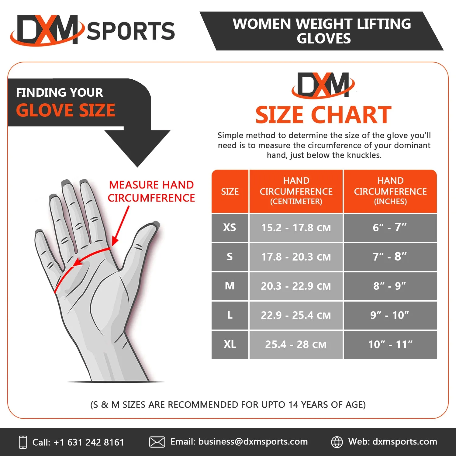 DXM Gym Workout Gloves for Women with Wrist Support