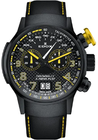 Edox Chronorally Chronograph 38001 TINNJ NJ3