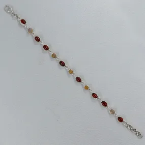Ethiopian Opal, Hessonite Gemstone Bracelets Jewelry