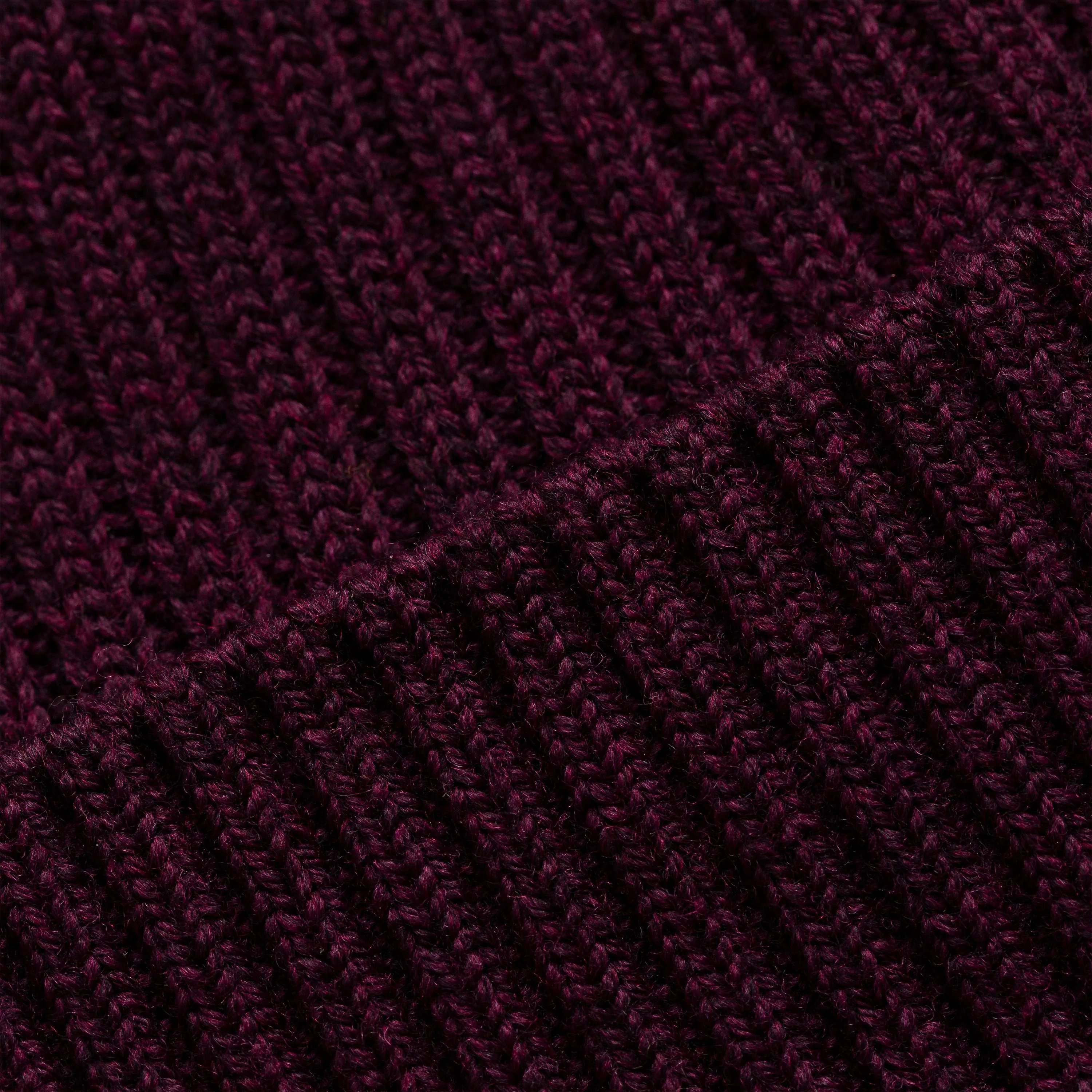 ETON - Burgundy Beanie Hat With Logo Detail A0003268476