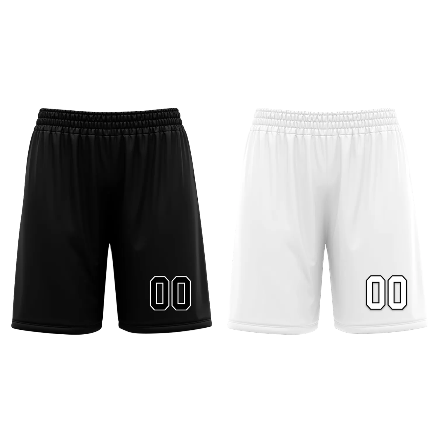 Gift Ideas,Custom Black White Classic Style Reversible Basketball Uniform Personalized BBJR-D017007
