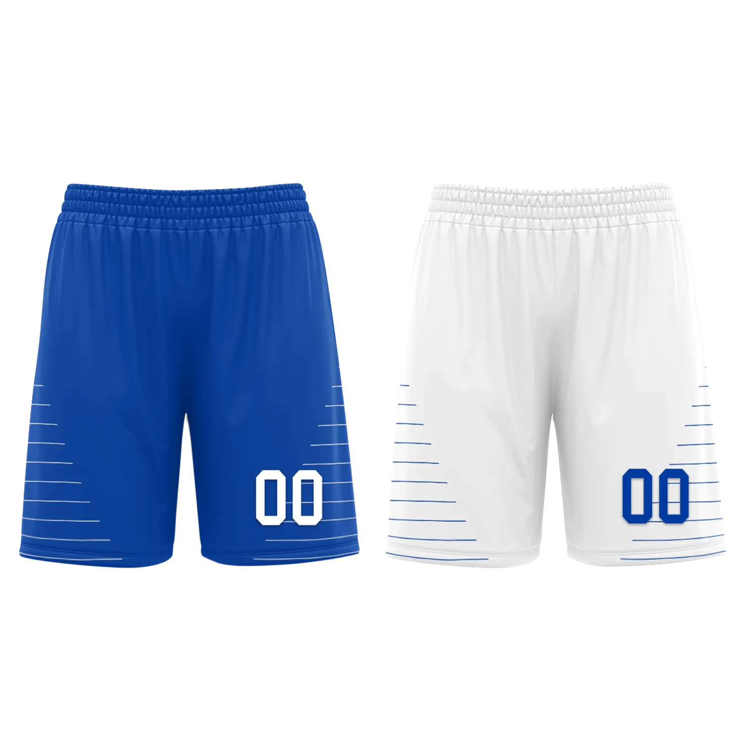 Gift Ideas,Custom Blue White Classic Style Reversible Basketball Uniform Personalized BBJR-D017031
