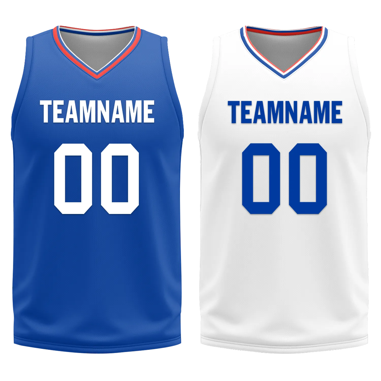 Gift Ideas,Custom Blue White Classic Style Reversible Basketball Uniform Personalized BBJR-D017031