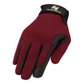 Heritage Performance Gloves  Dark Red