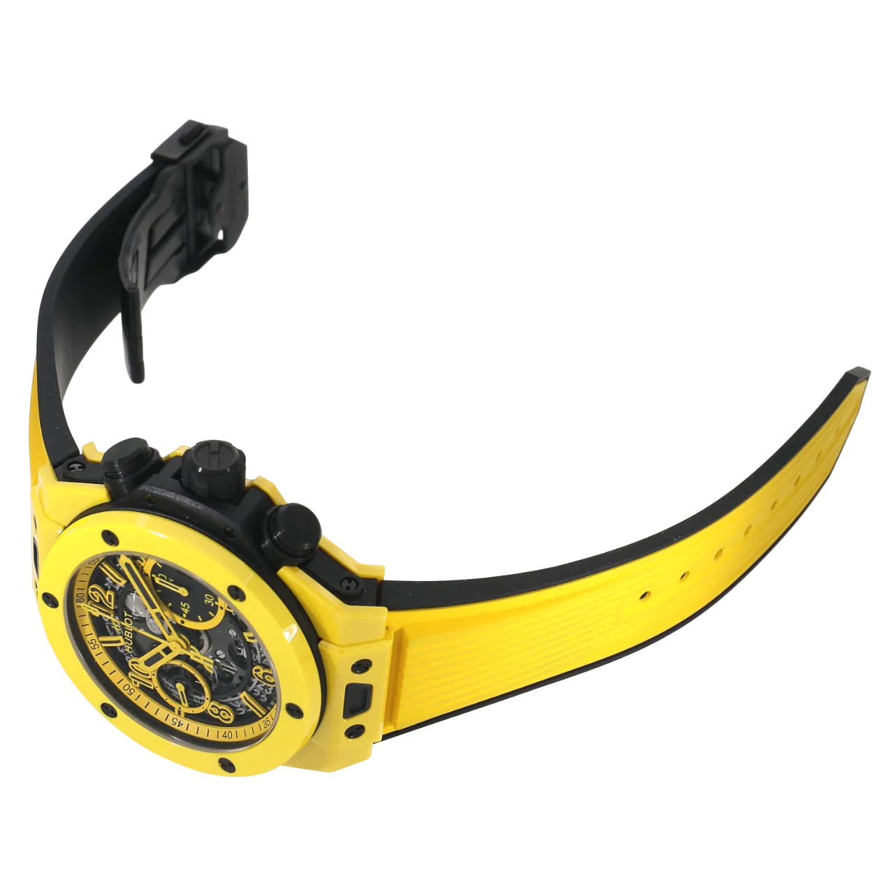 Hublot Big Bang Unico Yellow Magic Chronograph Polished Yellow Ceramic Men's Watch