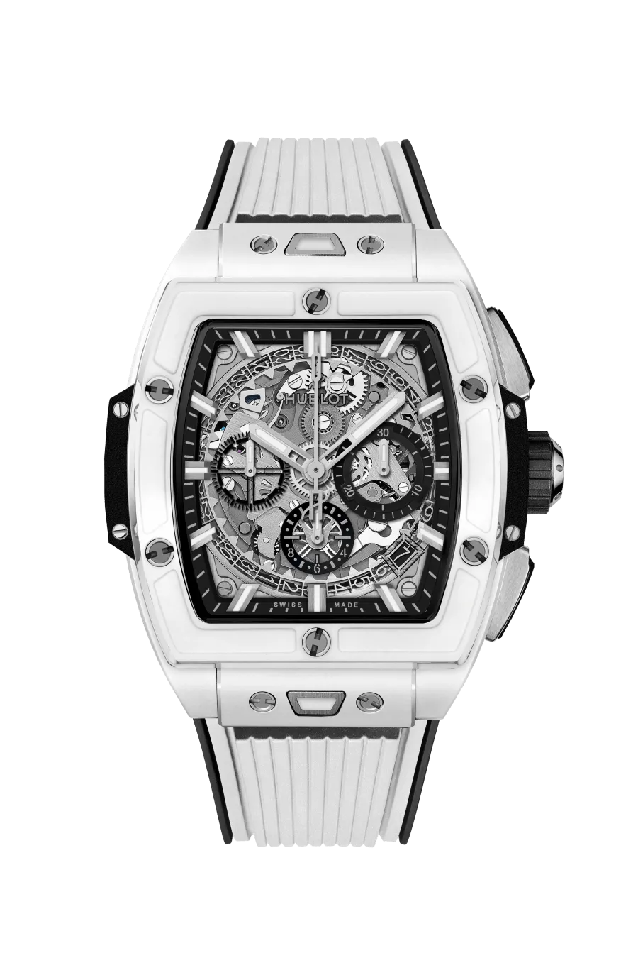 Hublot Spirit of Big Bang Chronograph White Ceramic Man's Watch