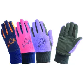 Hy5 Childrens Winter Two Tone Riding Gloves