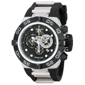 Invicta 6564 Men's Subaqua NOMA Rubber Strap Black Dial Chronograph Watch