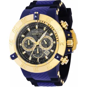Invicta Men's Chrono Watch - Subaqua Noma III Blue Silicone and Plastic Strap | 39004