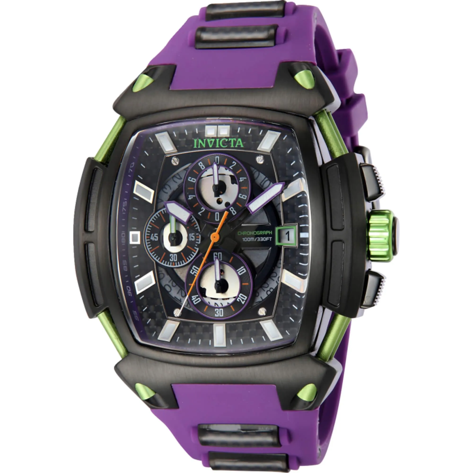 Invicta Men's Watch - S1 Rally Diablo Chronograph Purple and Black Strap | 39700