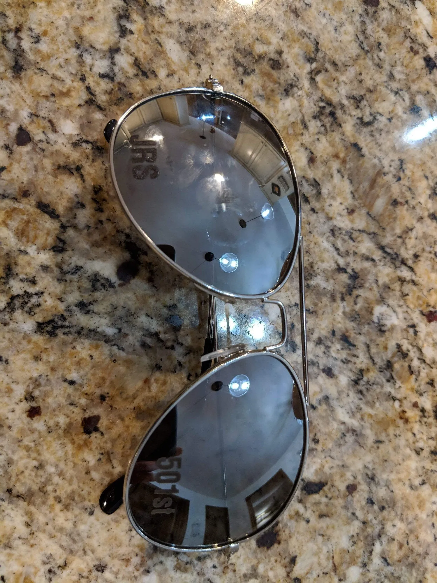 JRS laser engraved UV coated aviator glasses!