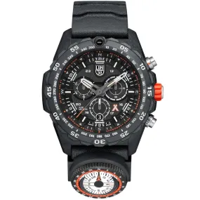 Luminox Men's Chronograph Watch Bear Grylls Quartz Black Rubber | XB.3741