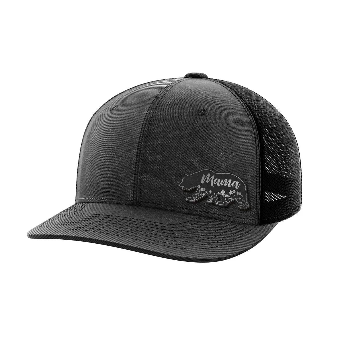 Mama Bear Black Patch Hat